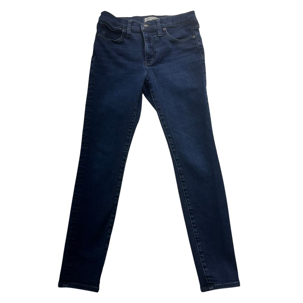 Madewell Women's Jeans‎ Size 27 9" Mid-Rise Skinny Blue Denim Preppy Casual